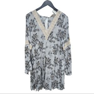 Light Blue Floral Dress